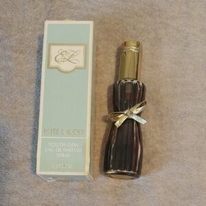 Estee Lauder Youth-Dew Perfume with Gold and Black Design